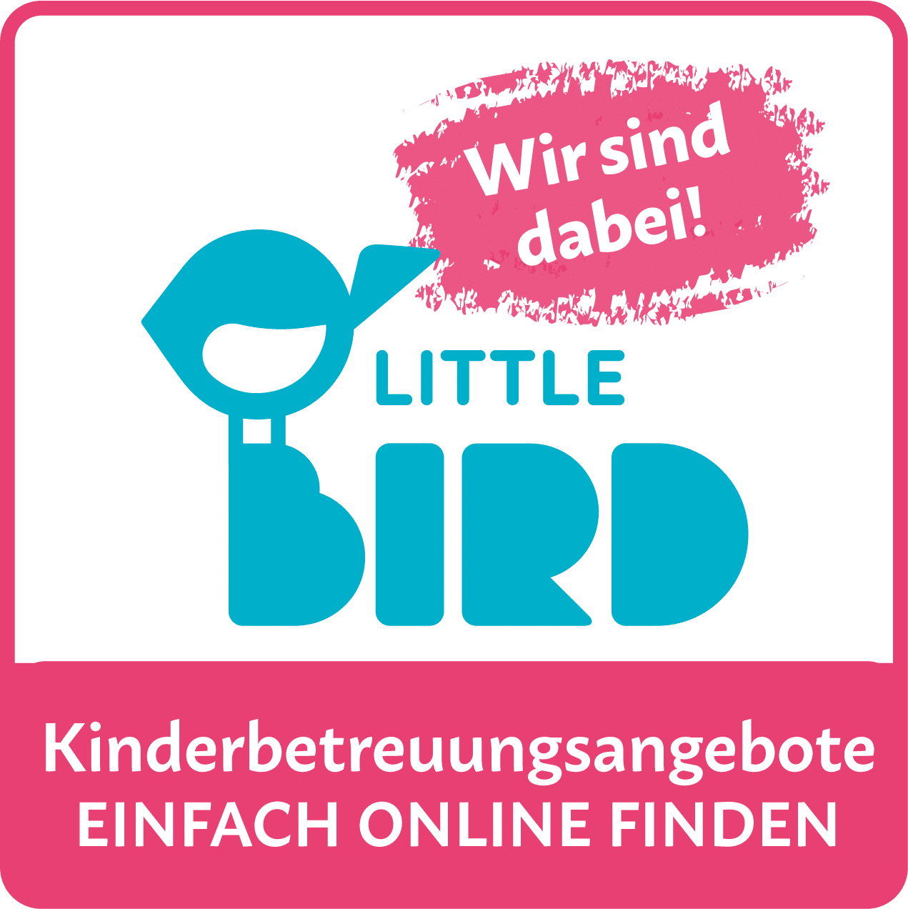 Kinderbetreuungsangebote einach ONLINE finden - Link zum Internetportal Little Bird - LInk öffnet im selben Fenster