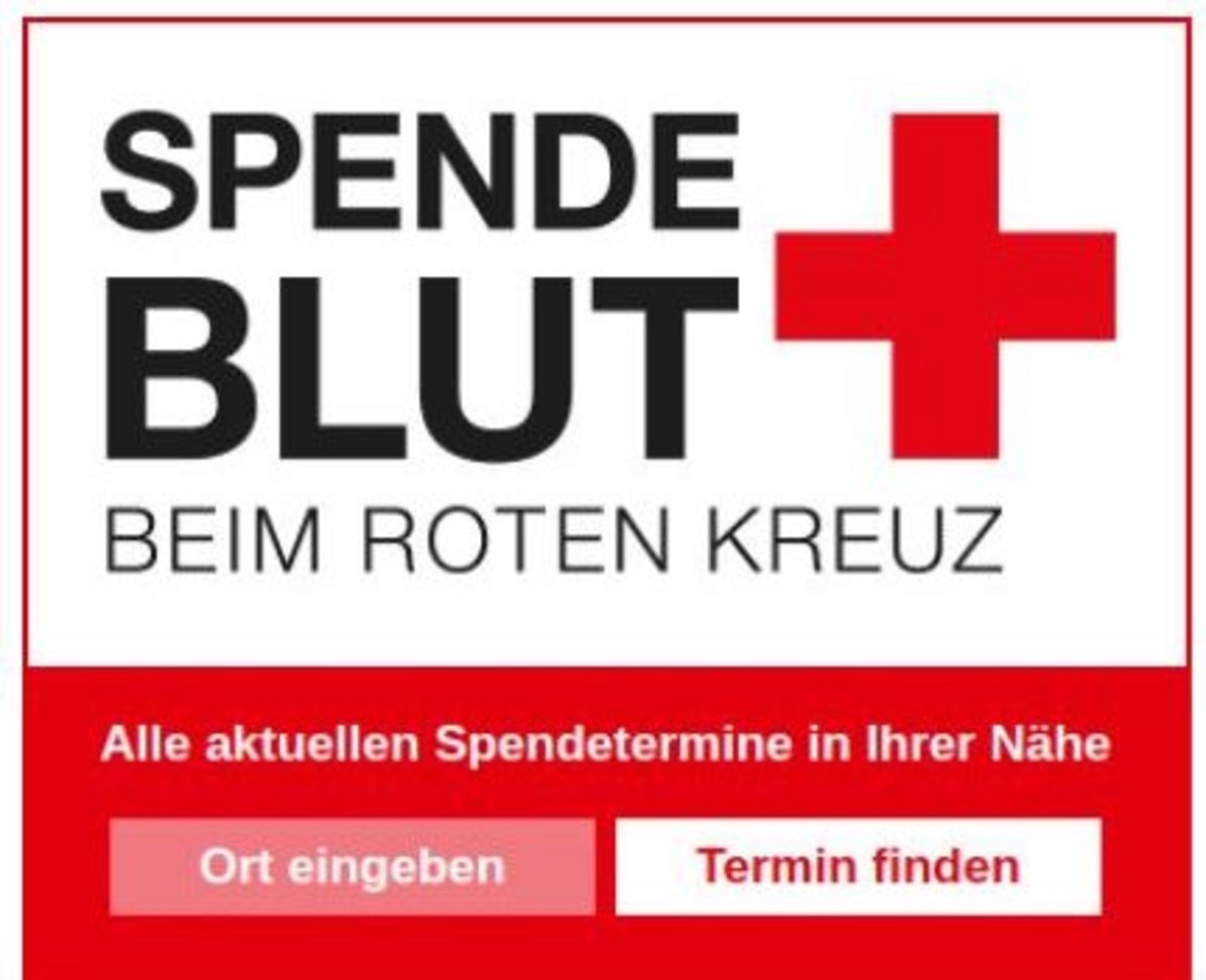 Blutspendetermine in Baden-Württemberg und Hessen als RSS-Feed