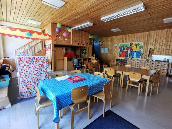 Kindergarten Rasselband Innenbereich - Sitzbereich