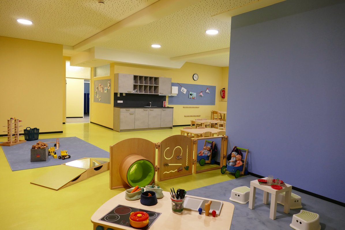 Innenbereich der Kindervilla Kunterbunt Baltmannsweiler - Spielbereich